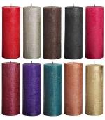 Coloured Pillar Candles